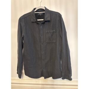 Roark Crossroads Flannel Long Sleeve Button Up Large 100% Organic Cotton